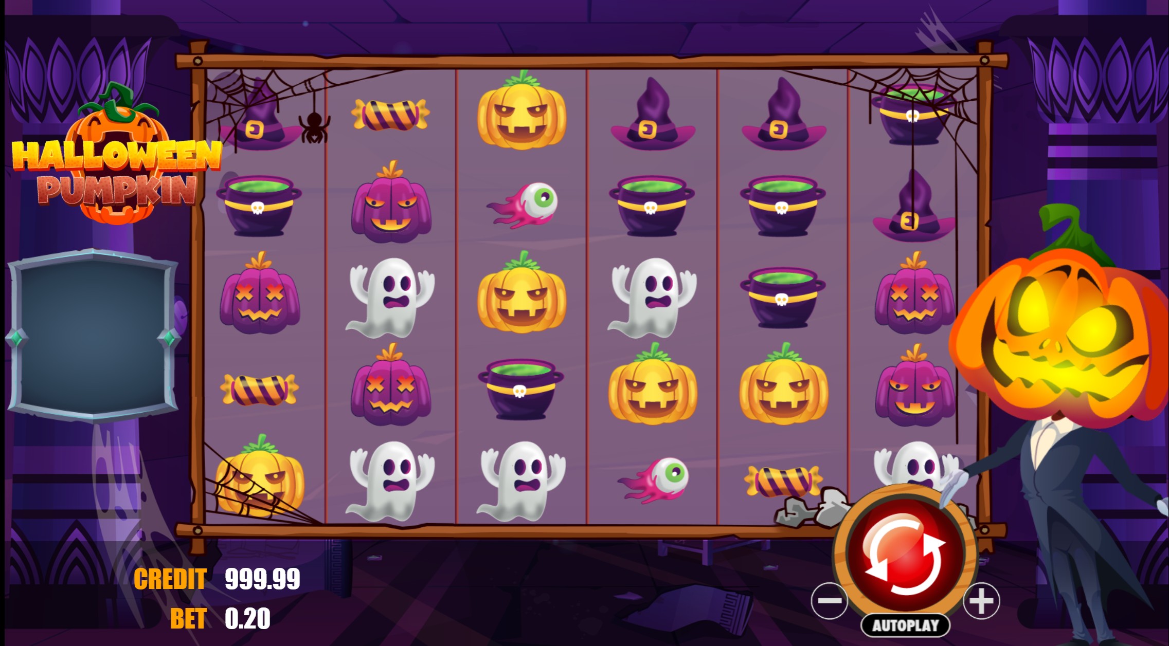 Halloween Pumpkin slot game preview